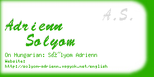 adrienn solyom business card